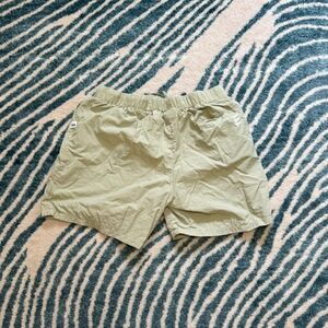 women's green and khaki shorts